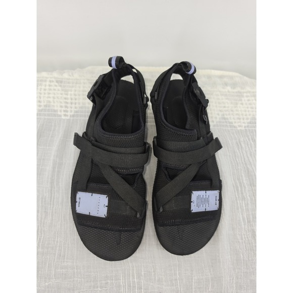 MCQ Breathe BR-7 Logo-Appliquéd Mesh and Foam Sandals - Black Size 46 US 12 main image 10